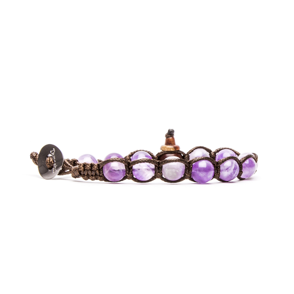 Tamashii Original Tibetan Bracelet with Clear Amethyst