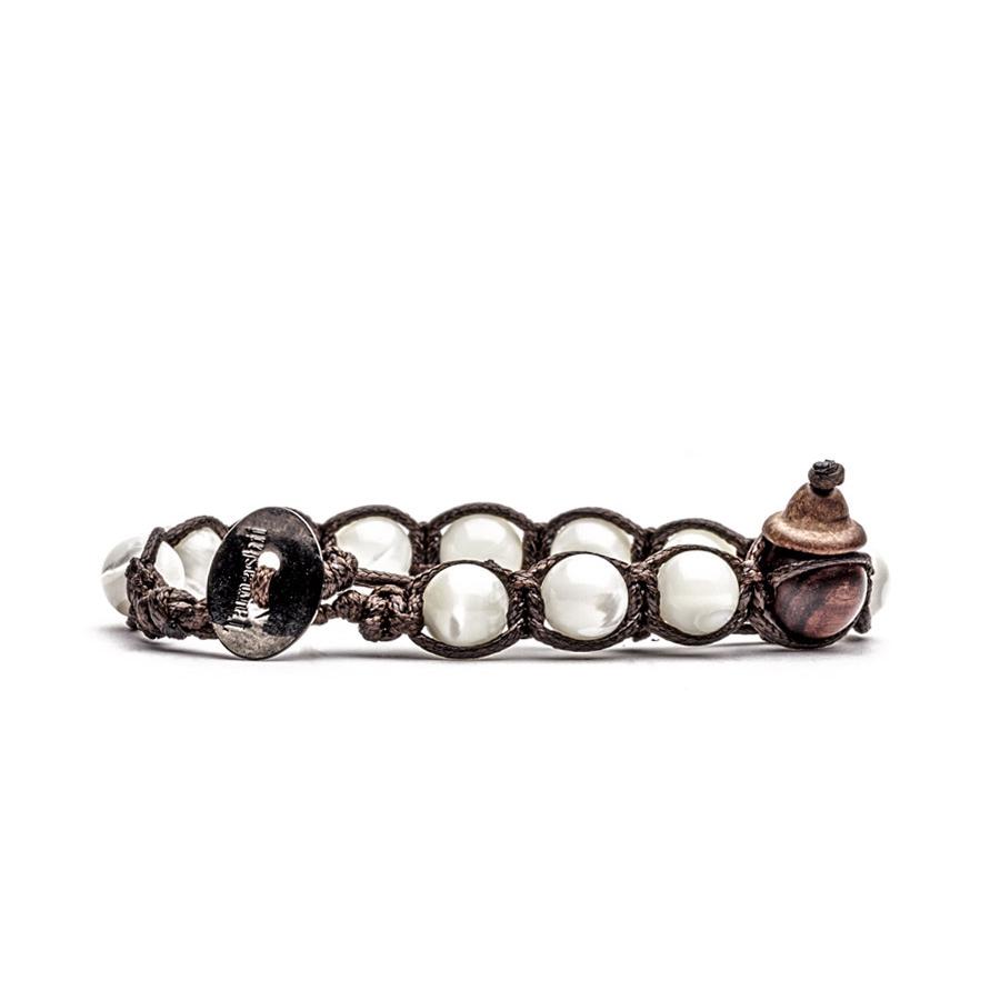 Original Tibetan Tamashii Bracelet With White Mother of Pearl