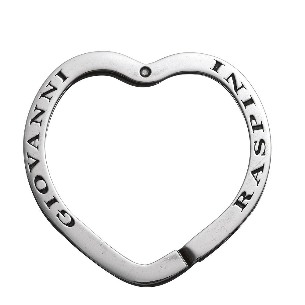 Giovanni Raspini Heart Brisè Keychain In 925 Sterling Silver MM. 38