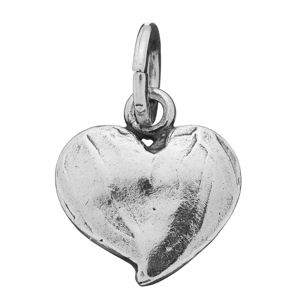 Smooth Little Heart Charm in 925 Sterling Silver Giovanni Raspini