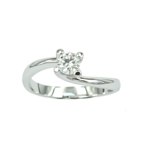 Fabio Ferro Engagement Ring with Diamond Brilliant Cut 0.35 Carat