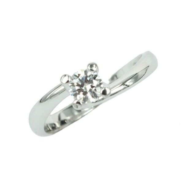 Fabio Ferro Engagement Ring with Diamond Brilliant Cut 0.35 Carat