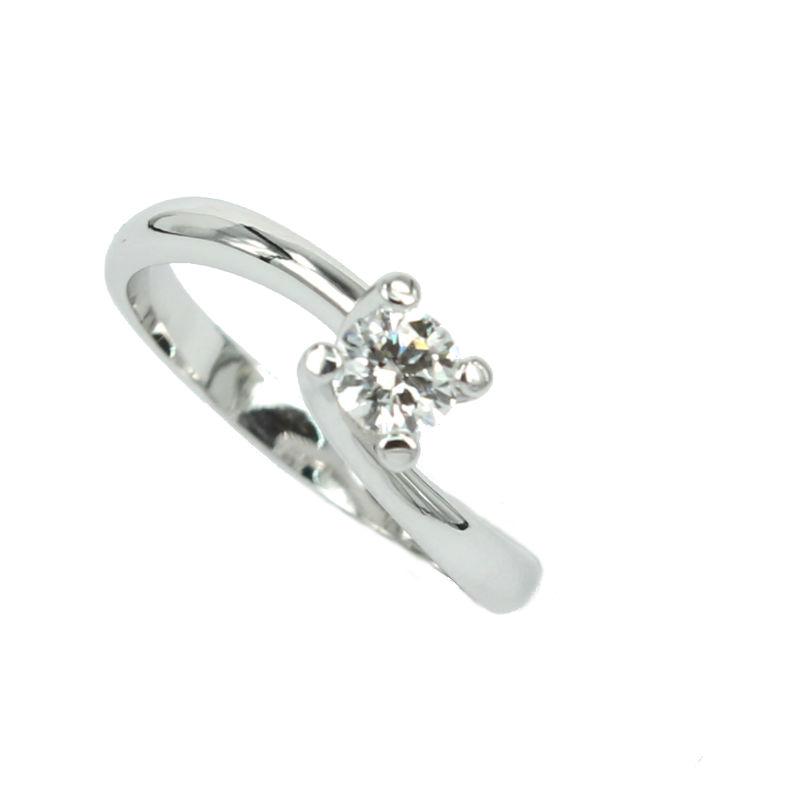 Fabio Ferro Engagement Ring with Diamond Brilliant Cut 0.35 Carat