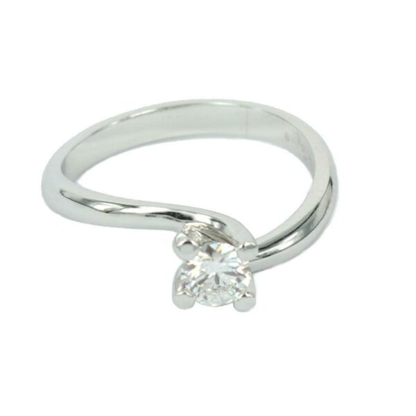 Fabio Ferro Engagement Ring with Diamond Brilliant Cut 0.35 Carat