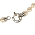 Bracelet Of White Cultured Pearls In Freshwater mm. 6½-7