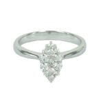 Fabio Ferro Ring Shuttles Diamonds Brilliant Cut 0.46 Carat