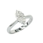 Fabio Ferro Ring Shuttles Diamonds Brilliant Cut 0.46 Carat