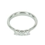 Trilogy Fabio Ferro Ring in White Gold and Diamonds Brilliant Cut 0.53 Carat