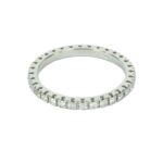 White Gold Eternity Ring With Diamonds 0.40 Carats Valenza Jewelry