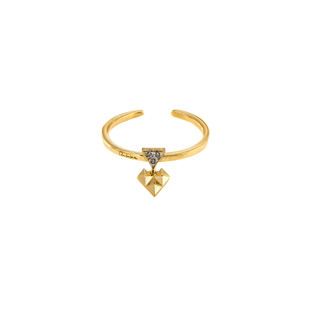 Rue des Mille Stardust Magnetic Heart Mad Ring