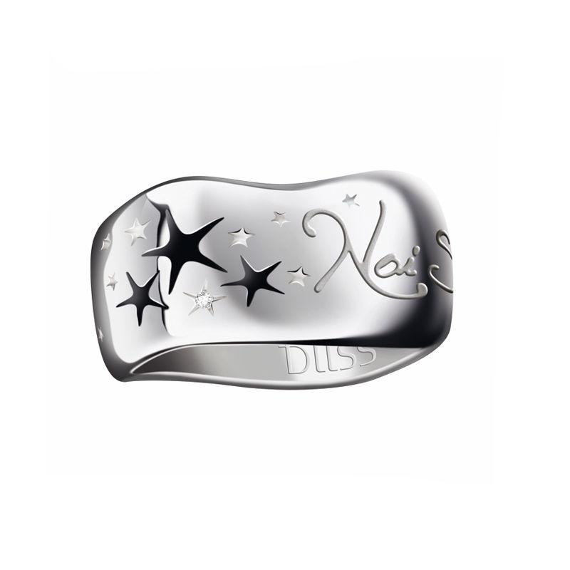 Bliss Ring We Are Made Of Stars Enamel Black Fluorescent