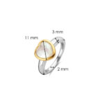 Ti Sento Milano Cuore Madreperla Ring