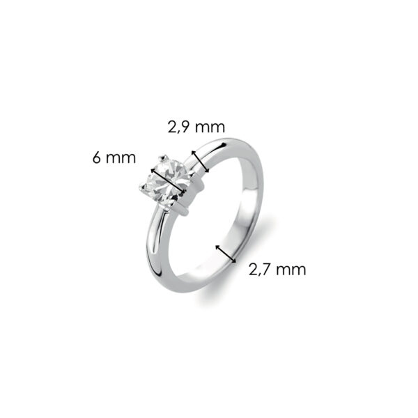 Ti Sento Milano Solitär Zirkon Ring Groß