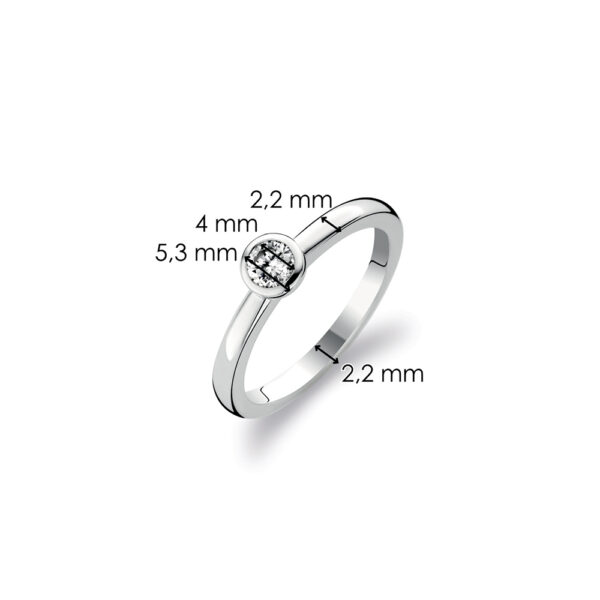 Ti Sento Milano Solitär Kleiner Zirkon Ring