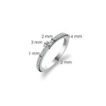 Ring Ti Sento Milan Solitaire Zircons