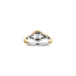 Ti Sento Milano Polar Star Ring Gold Plated Stars Collection with Cubic Zirconia