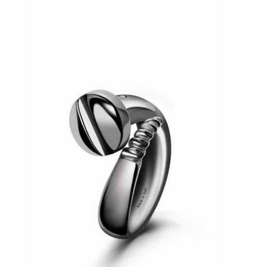 Bliss Ring Vis d'Amour Burnished Silver