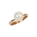 Fabio Ferro Only Pearl Ring in Rose Gold