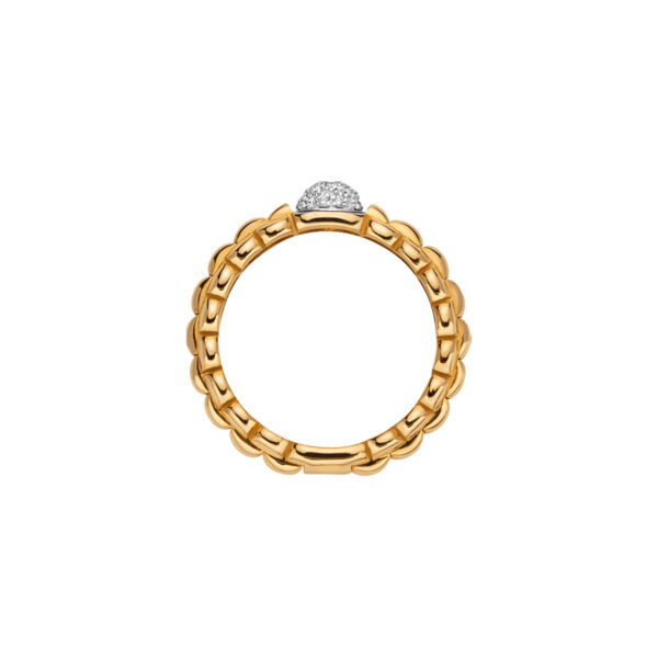 Fope Eka Collection Ring aus Gelb- und Weißgold mit Diamanten