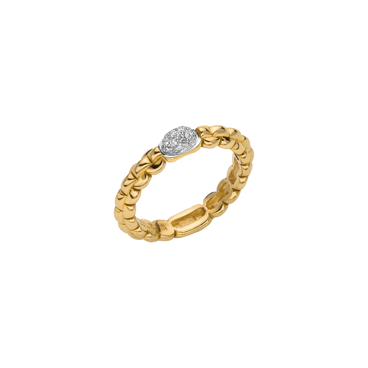 Fope Eka Collection Ring aus Weißgold mit Diamanten