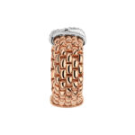 Fope Flex It Ring Panorama Collection in Rose Gold with Diamonds