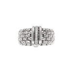 Fope Flex It Ring Panorama Collection in White Gold with Diamonds