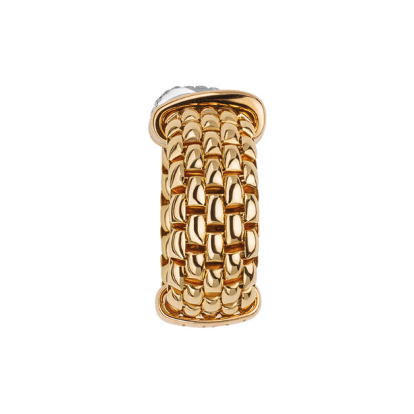 Fope Flex It Panorama Collection Ring aus Weiß- und Gelbgold mit Diamanten