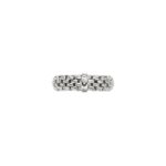 Fope Flex It Ring Essentials Collection Small Bar in White Gold