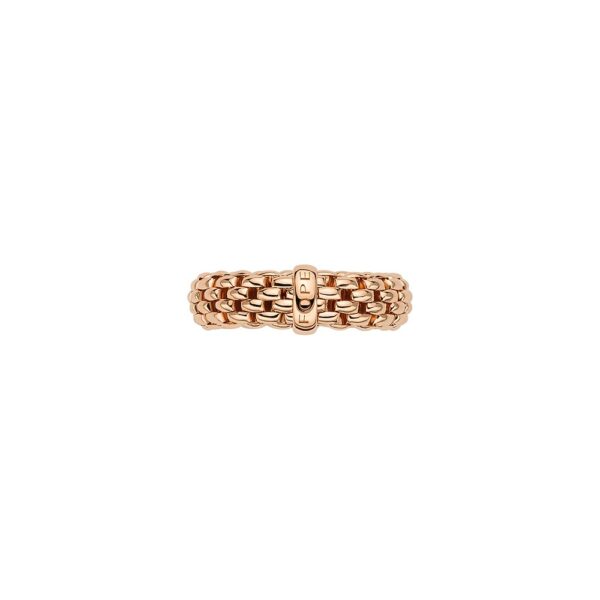Fope Flex It Ring Essentials Collection with Rose Gold Bar