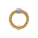 Fope Flex It Panorama Kollektion Gelbgold Ring mit Diamanten