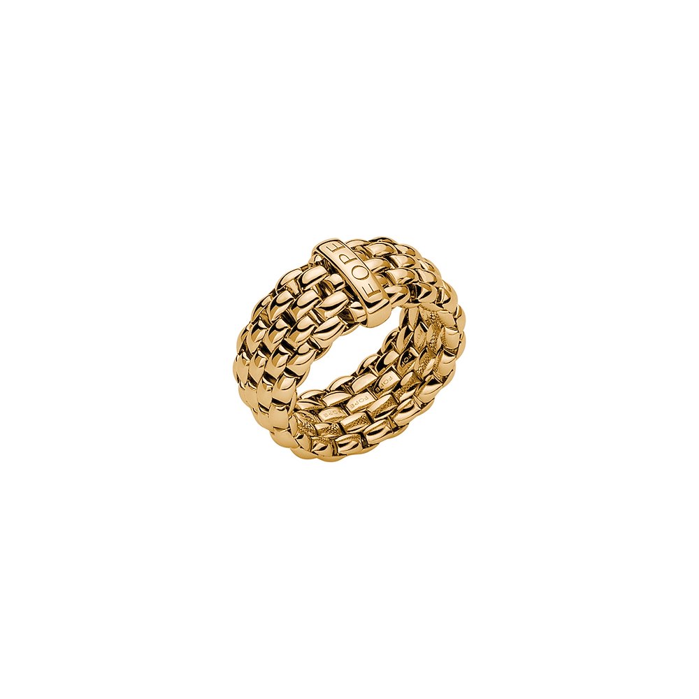 Fope Flex It Ring Essentials Collection Barrette in Yellow Gold