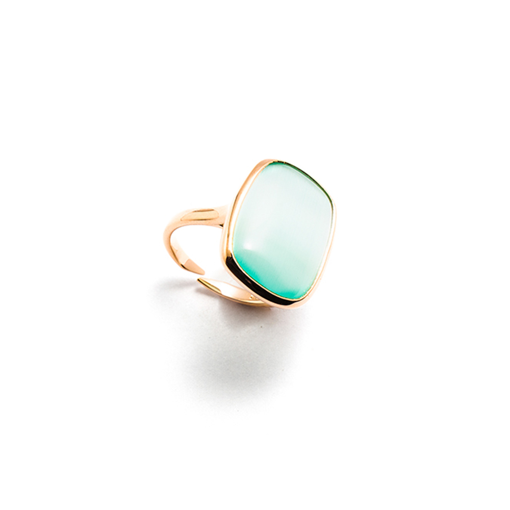 Green Hydrothermal Quartz Only Madi Ring