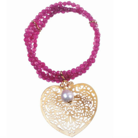 Etnò Duetto Quartz Fuxia Bracelet