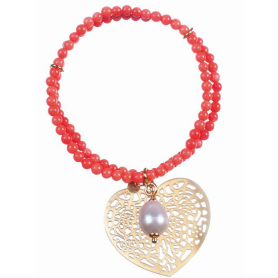 Ethnò Duetto Coral Bracelet