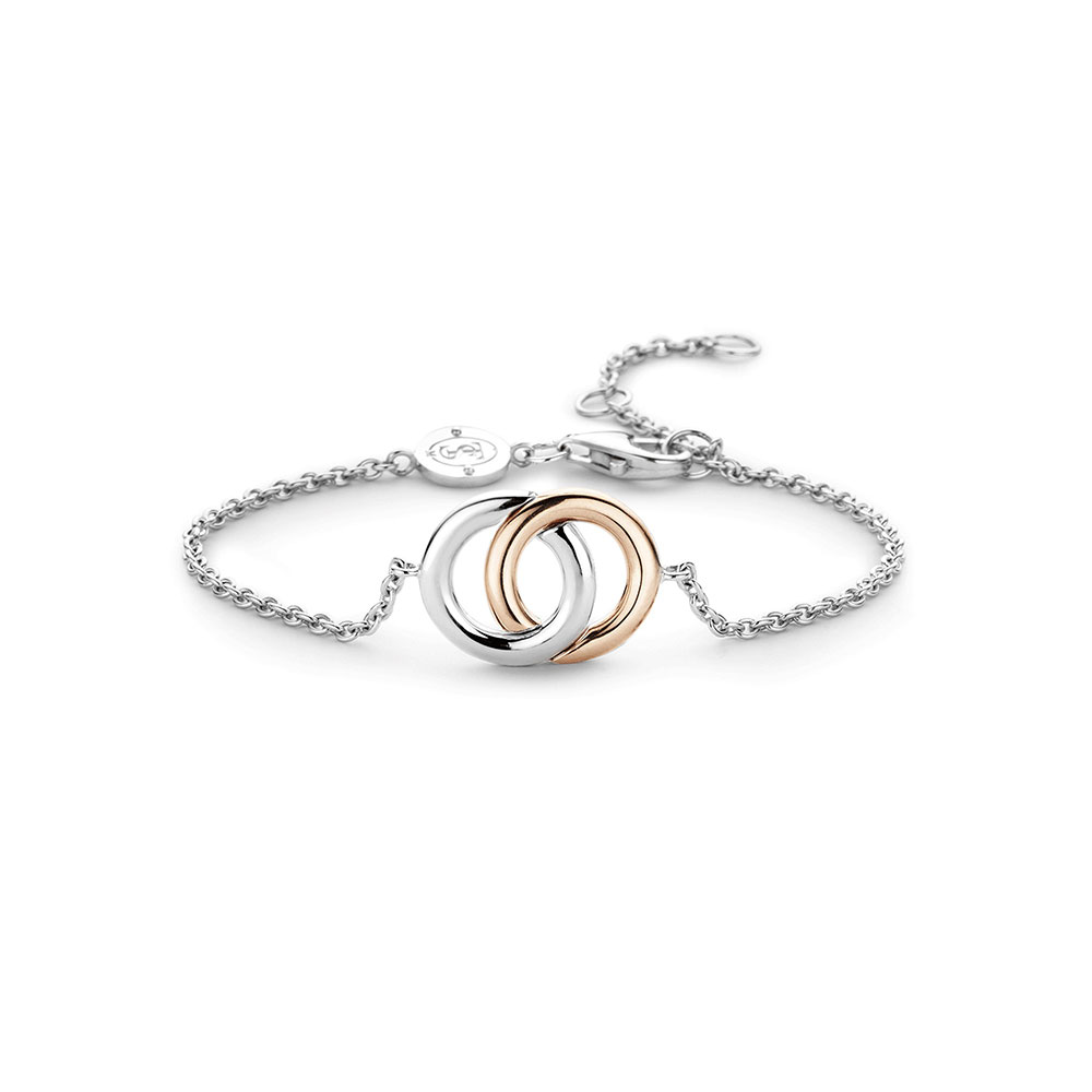 Women's 925 Sterling Silver Rose Gold Plated Bracelet Ti Sento Milano