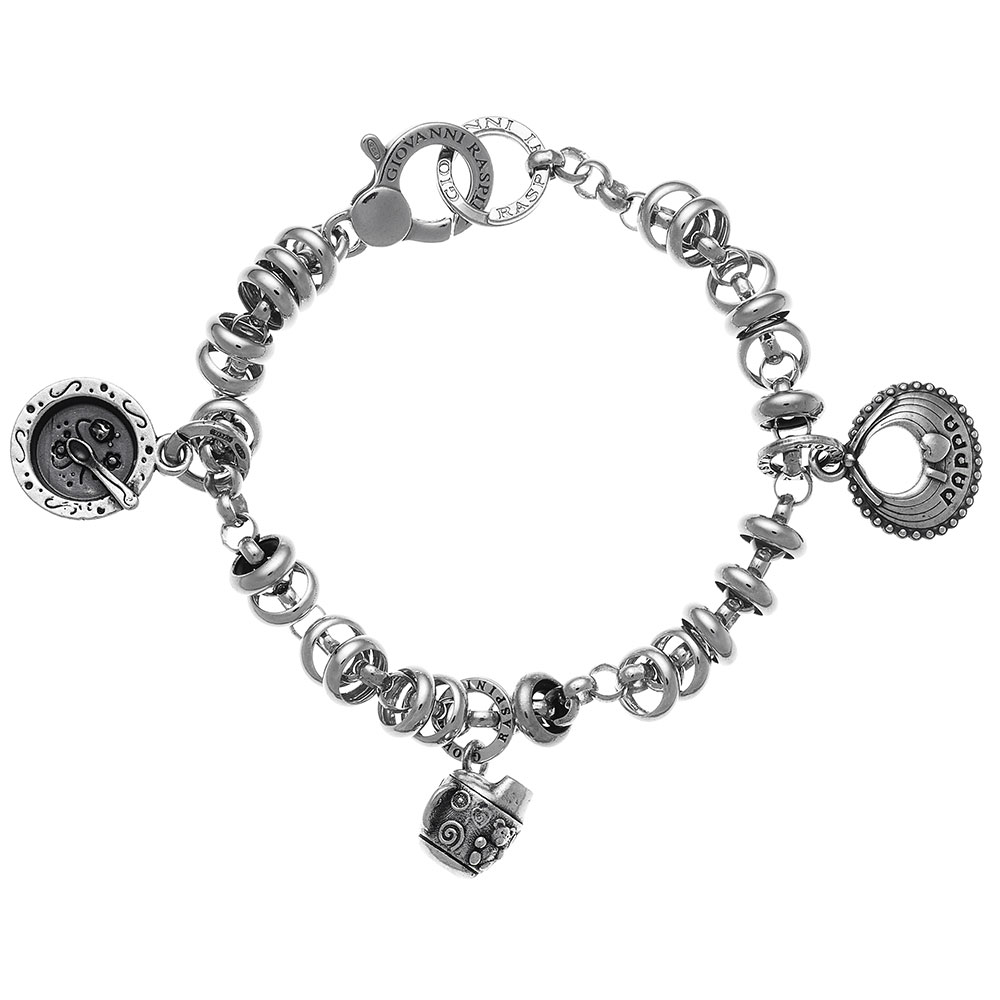 Giovanni Raspini 925 Silver Bracelet Baby Pappa Cm. 20