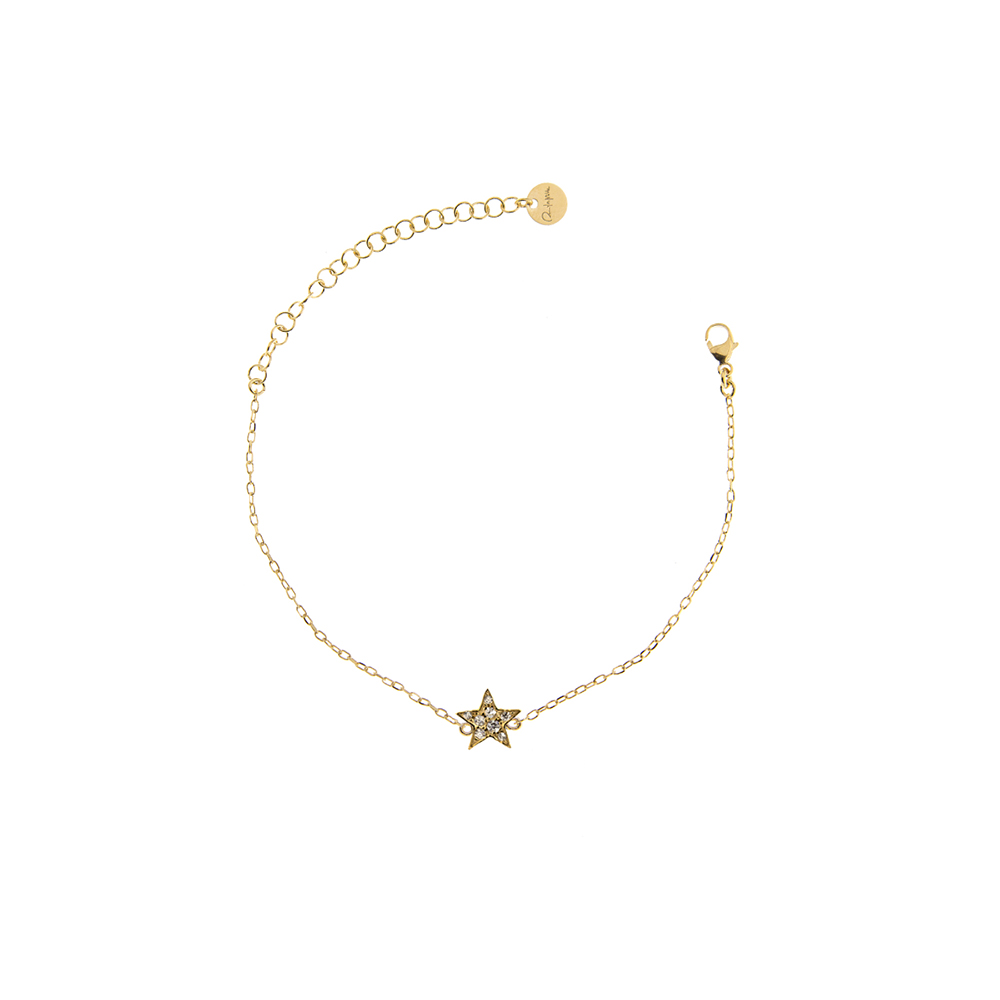 Rue des Mille Bracelet Star Zircons Chain