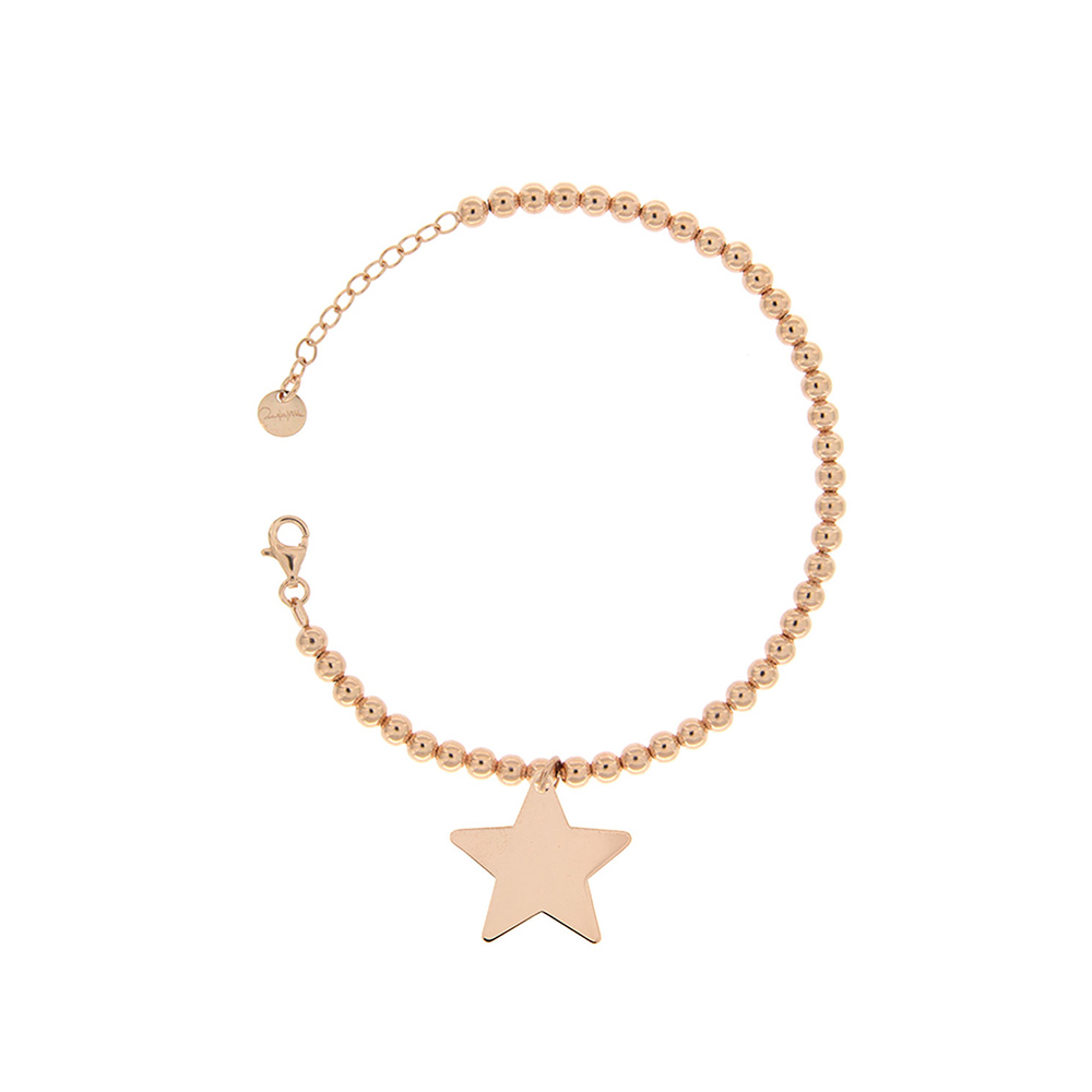 Rue des Mille Pink Star Beads Bracelet