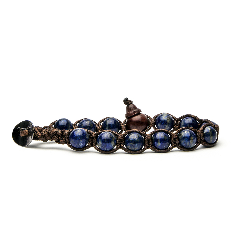 Original Tibetan Tamashii Bracelet with Lapis Lazuli Blue