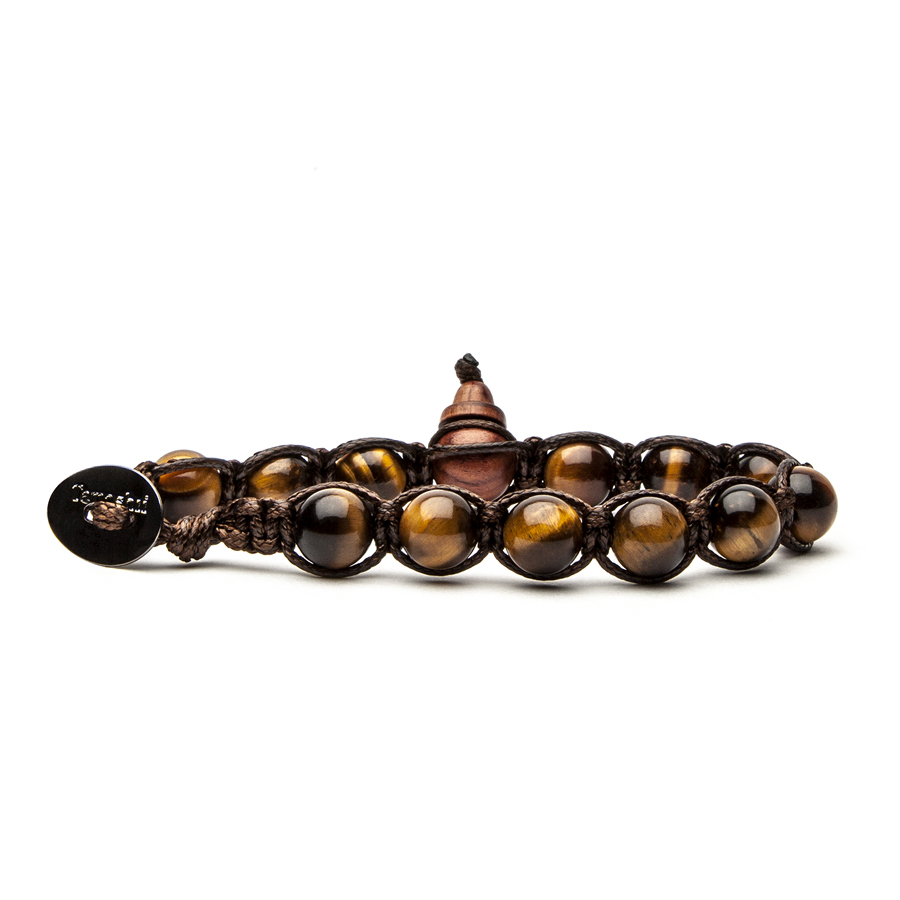 Original Tibetan Tamashii Bracelet With Brown Tiger's Eye