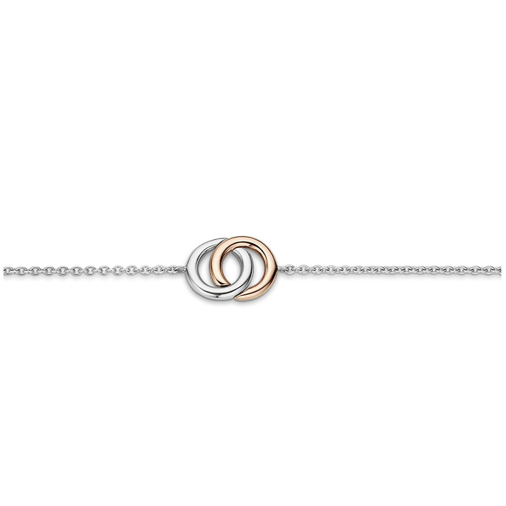 Women's 925 Sterling Silver Rose Gold Plated Bracelet Ti Sento Milano