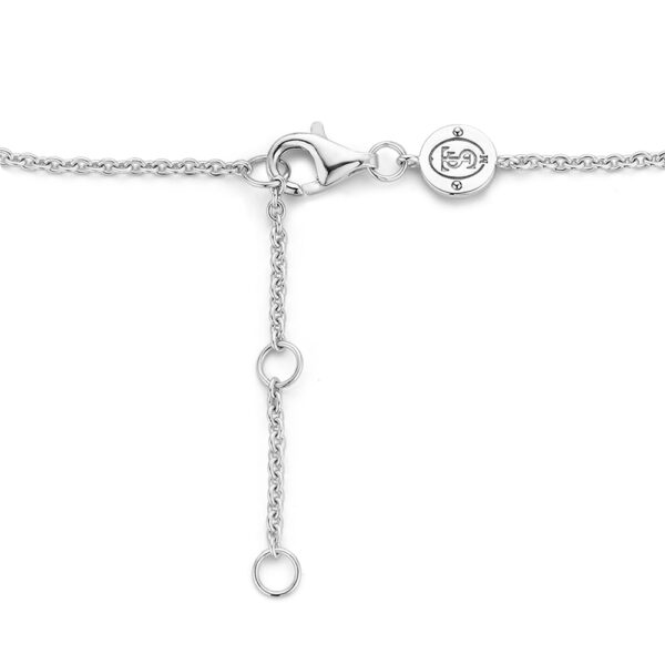 Women's 925 Sterling Silver Ti Sento Milano Bracelet With Heart Doubleface In Zircons New Collection