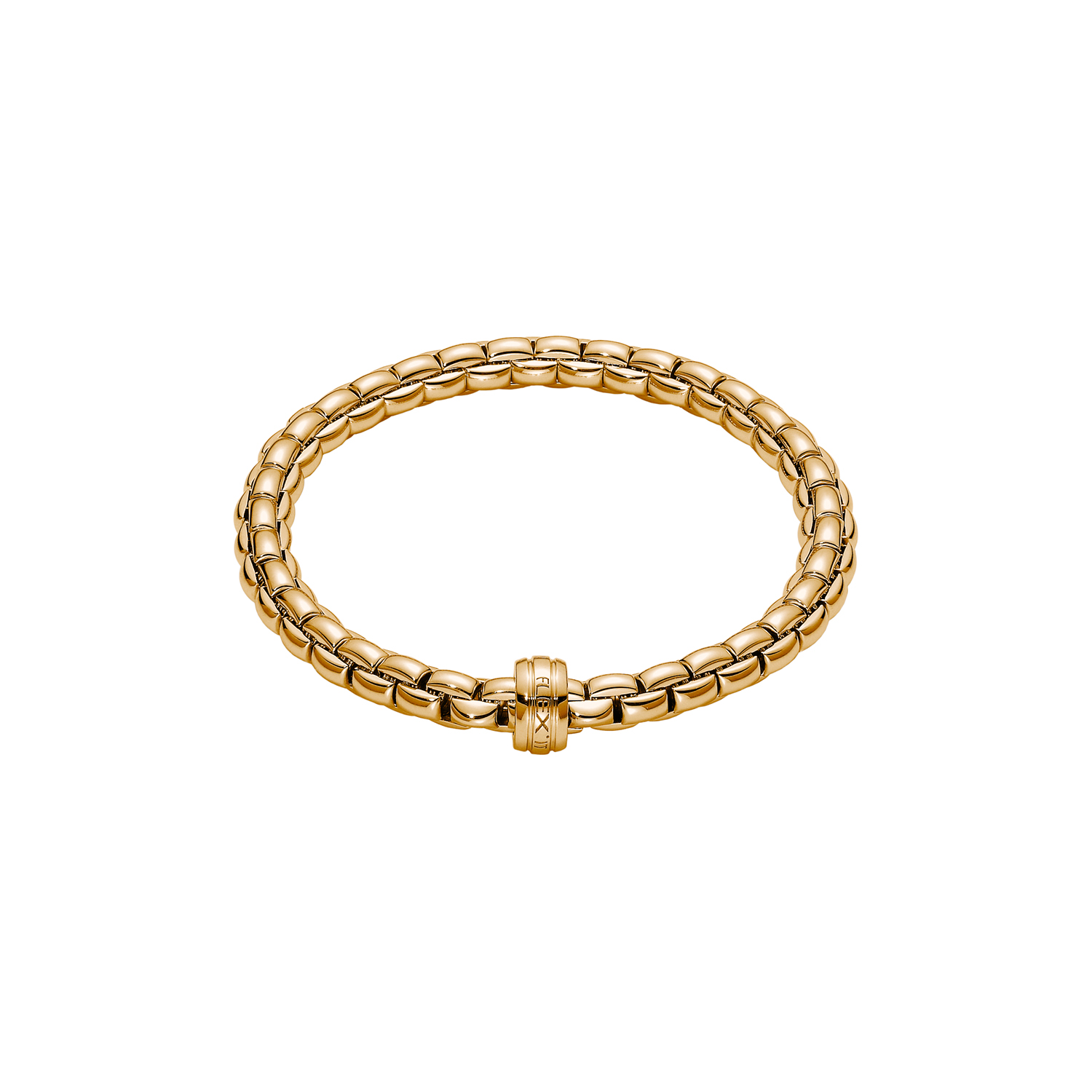 Fope Flex It Armband Eka Kollektion in Gelbgold