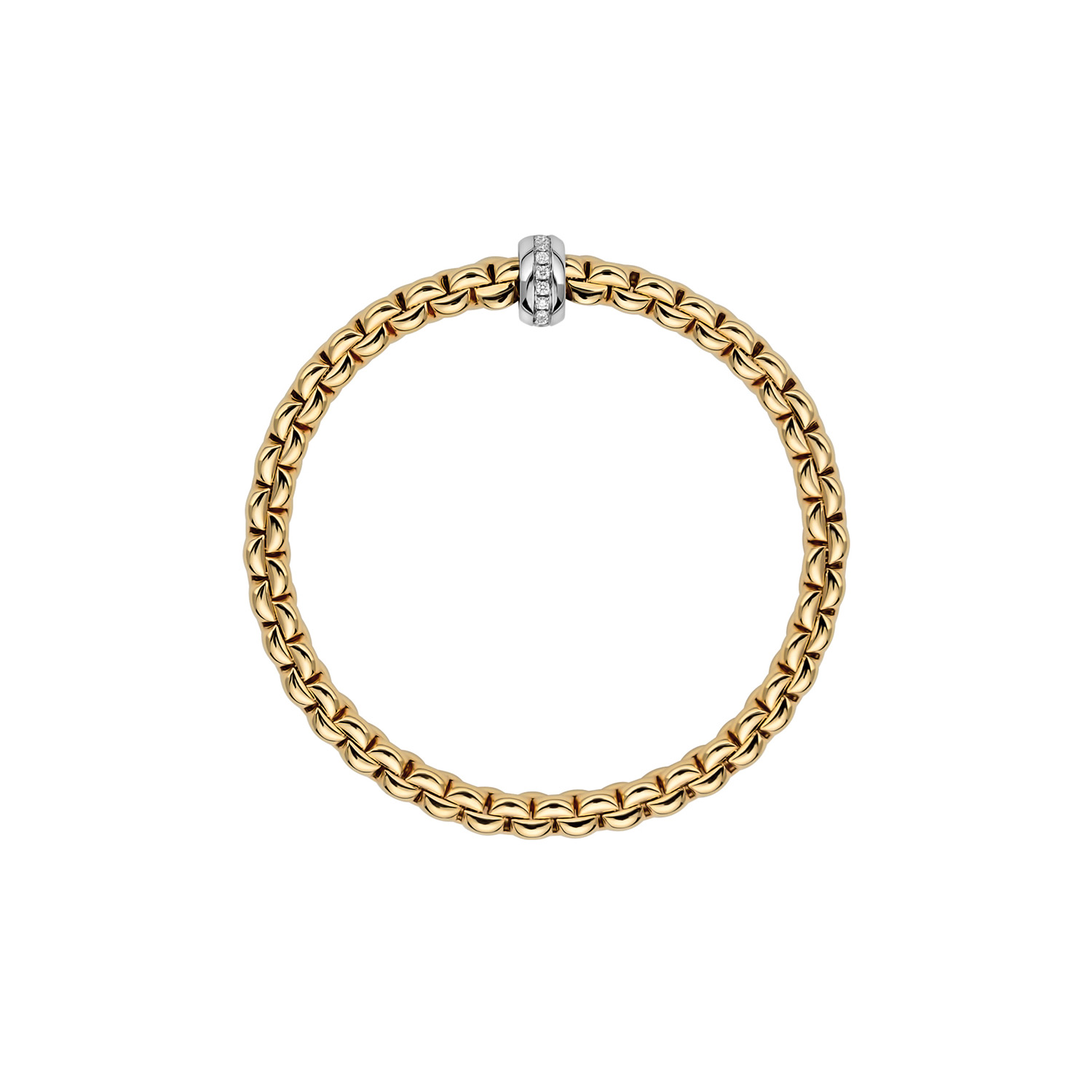 Bracciale Fope Collezione Eka Flex It in Oro Giallo