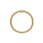 Fope Bracelet Eka Flex It Collection in Gold and Diamonds