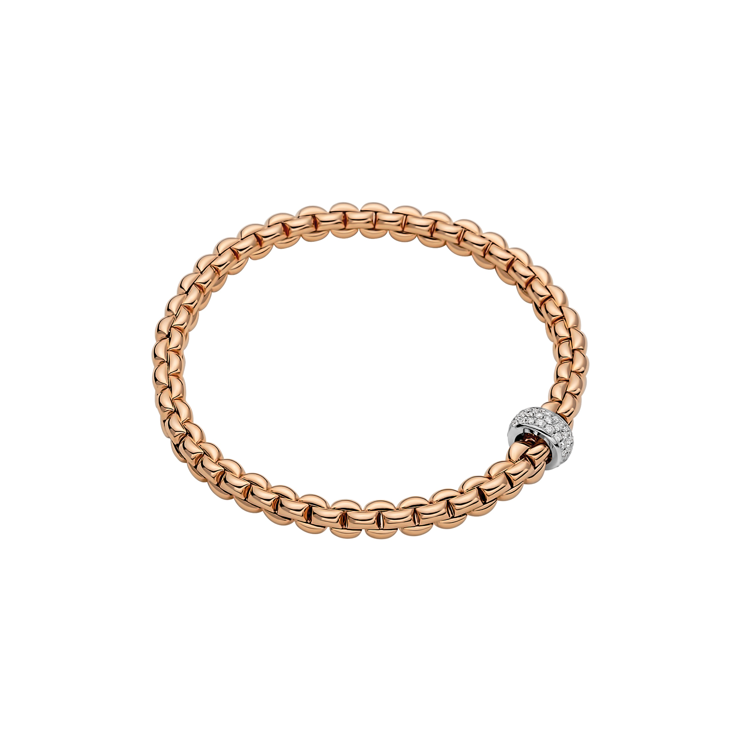 Fope Eka Flex It Collection Armband aus Gold und Diamanten