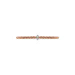 Fope Flex It Prima Collection Armband aus Weiß- und Roségold mit Diamanten