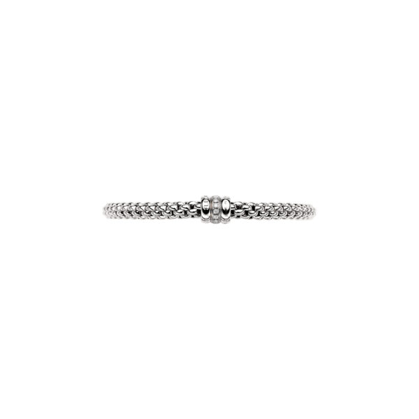 Fope Flex It Bracelet Solo Collection in White Gold