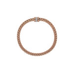 Fope Flex It Bracelet Solo Collection in White Gold