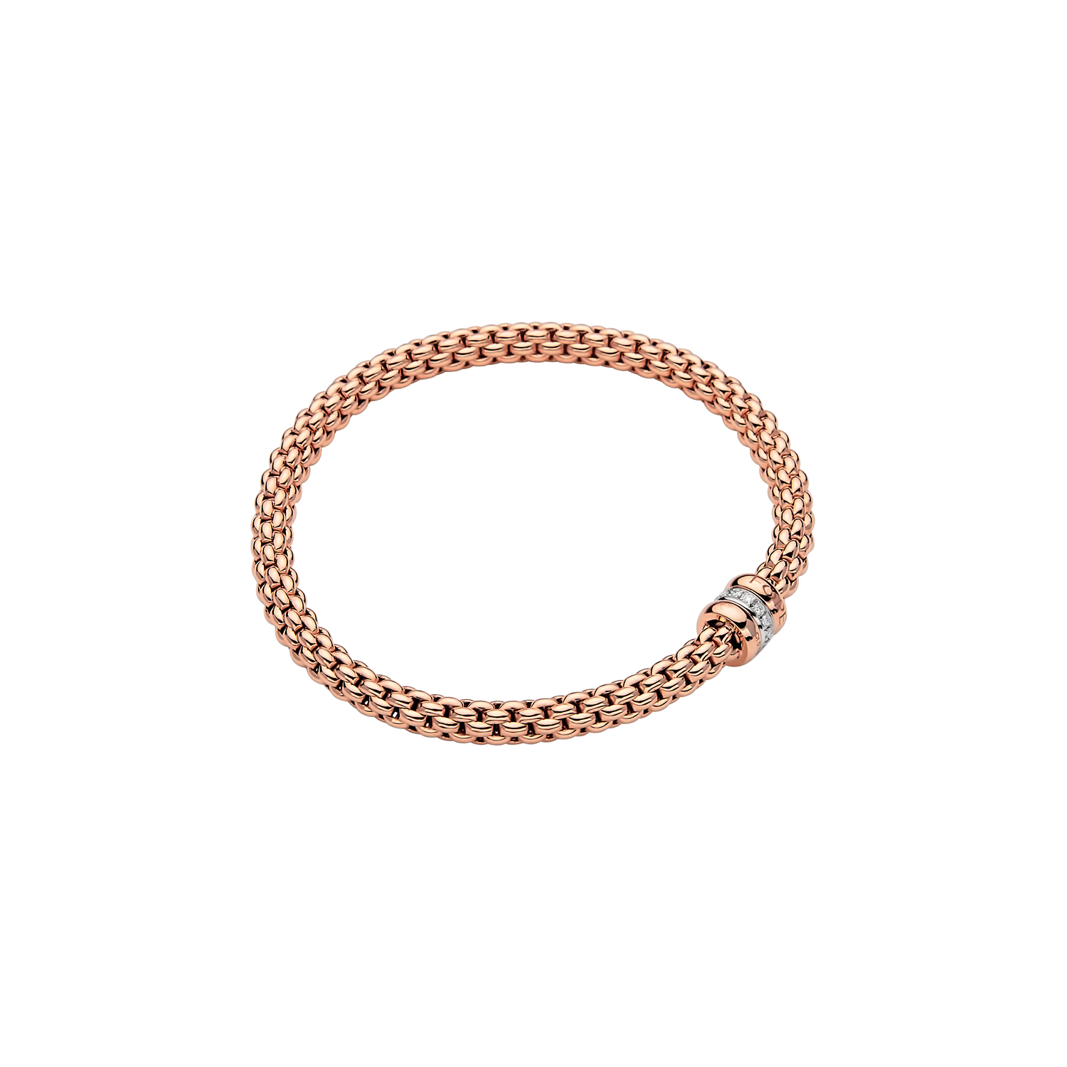 Fope Flex It Solo Kollektion Armband aus Weißgold